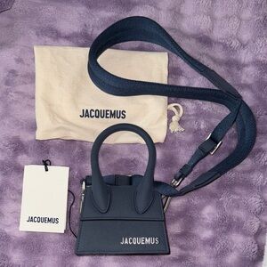 Jacquemus Dark Blue Mini Bag